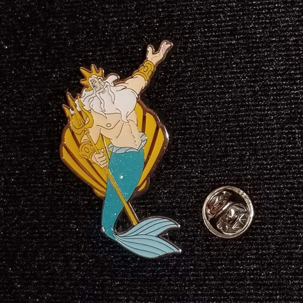 Little Mermaid CHASER Pin King Triton Daughters Of Triton Loungefly Disney Dad